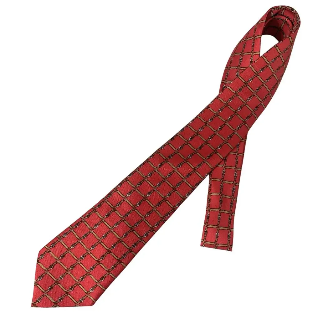 HERMES Tie Silk 55